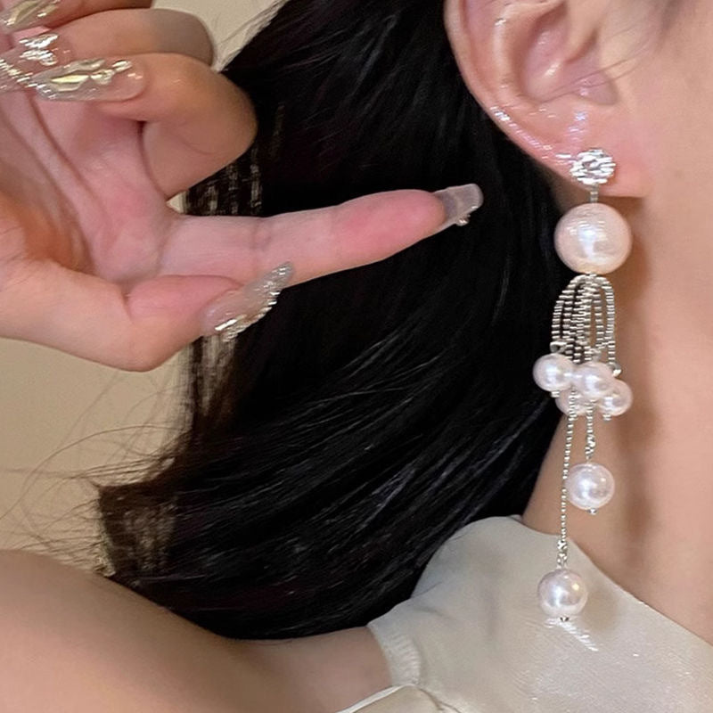 Pearl Light Luxury Minority Design Advanced Earrings