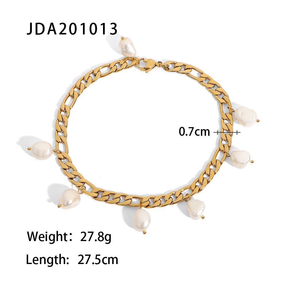 Women's Style Retro Gold Cross Fine Anklet Bracelets