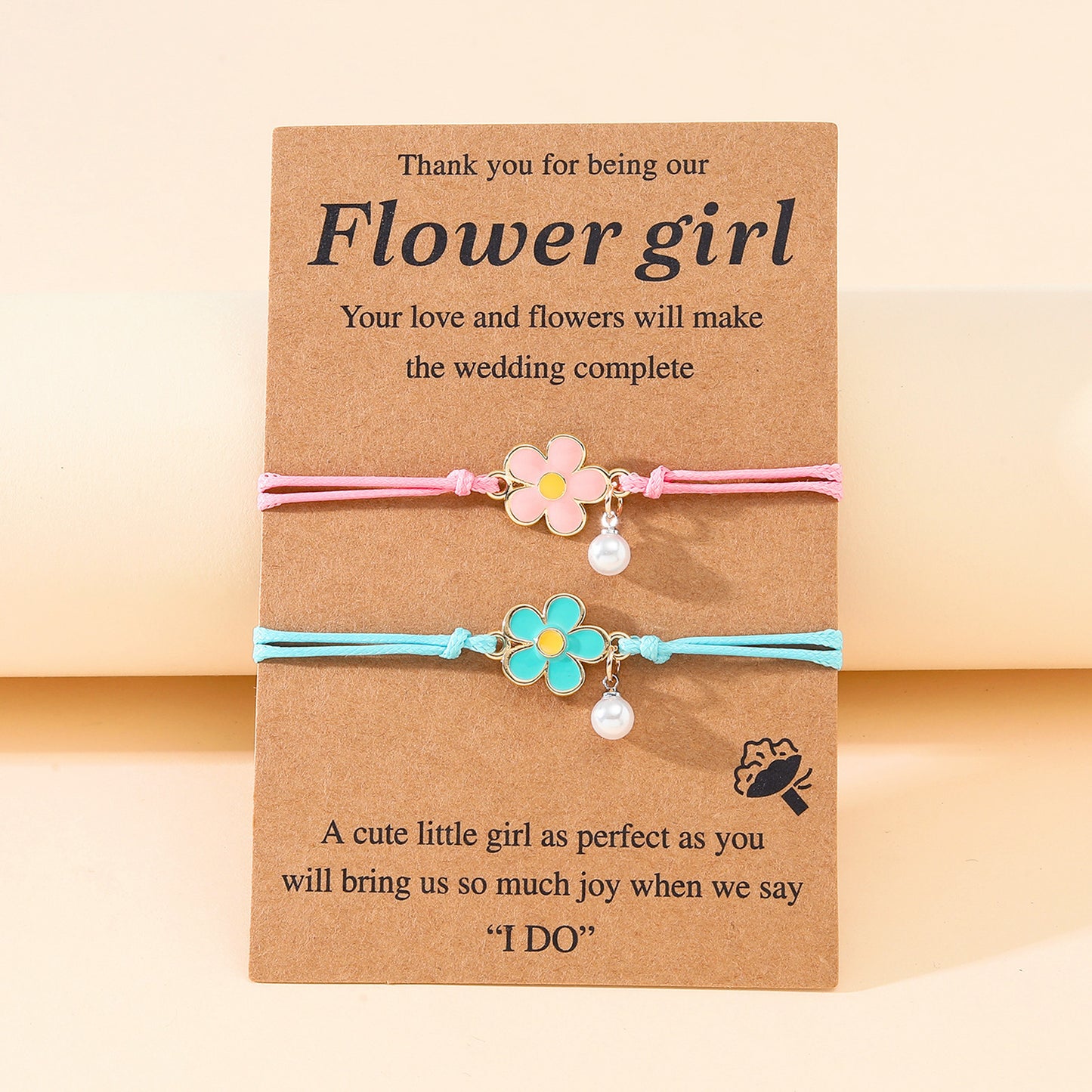 Personalized Flower Color Matching Small Fresh Bracelets