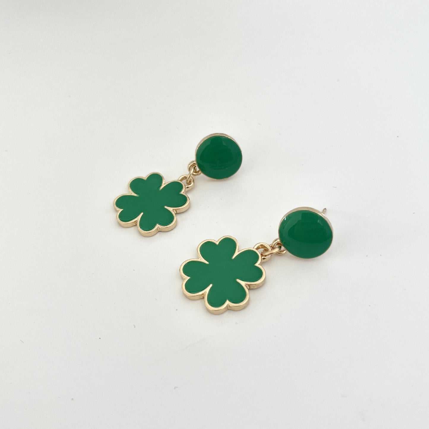 Element Personalized Creative Beer Four-leaf Clover Earrings