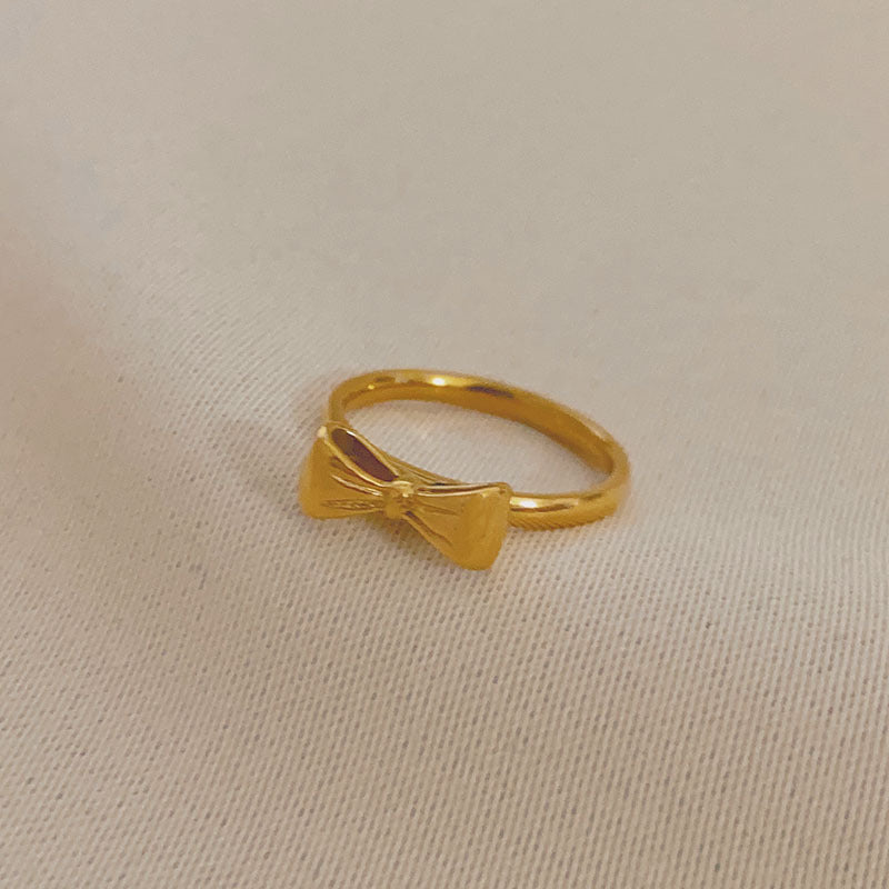Women's Simple Design Fashion Titanium Steel No Fading Index Rings