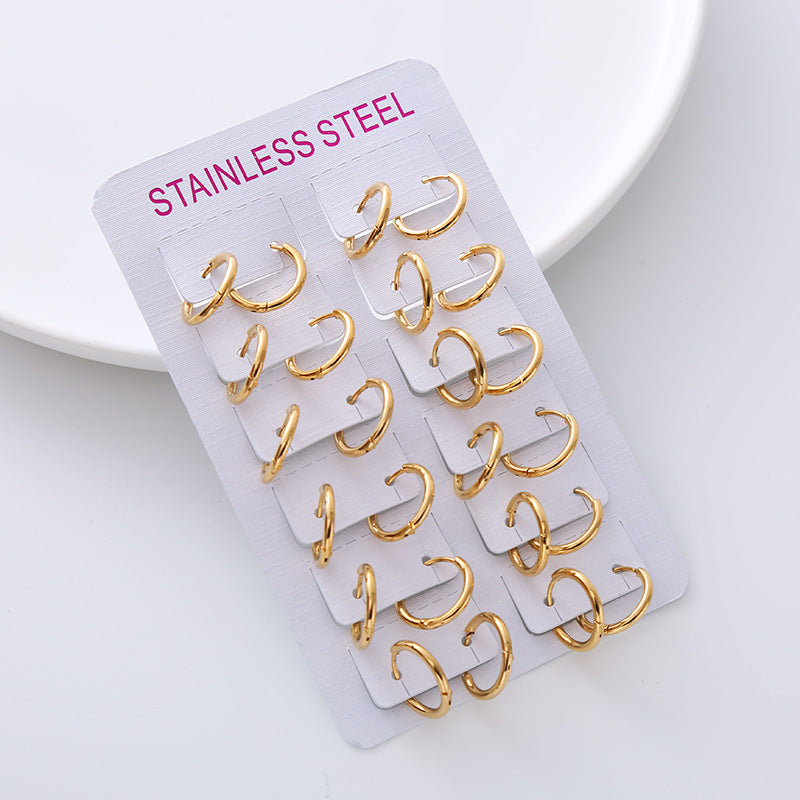 Closed Synthetic Ear Clip Wire Diameter Rings