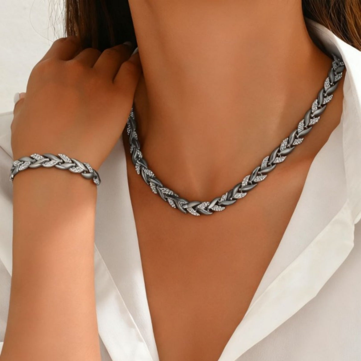 Women's Protection Fishtail Diamond Combination Light Luxury Necklaces