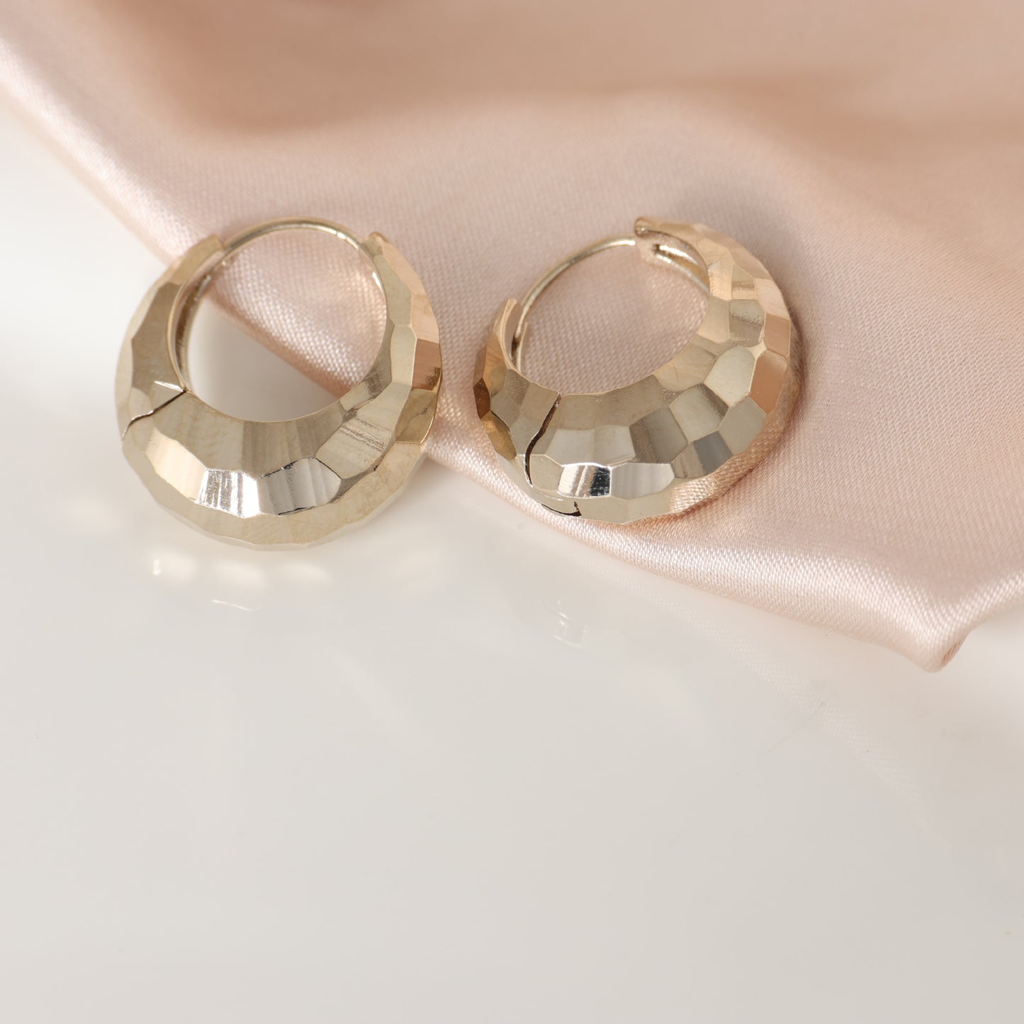 Flash Irregular Brass Simple Stylish Fashion Earrings