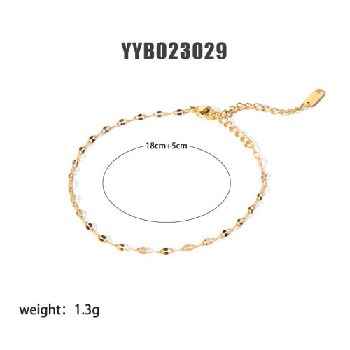 Women's Fashion Stainless Steel Best-selling Blade Chain Bracelet