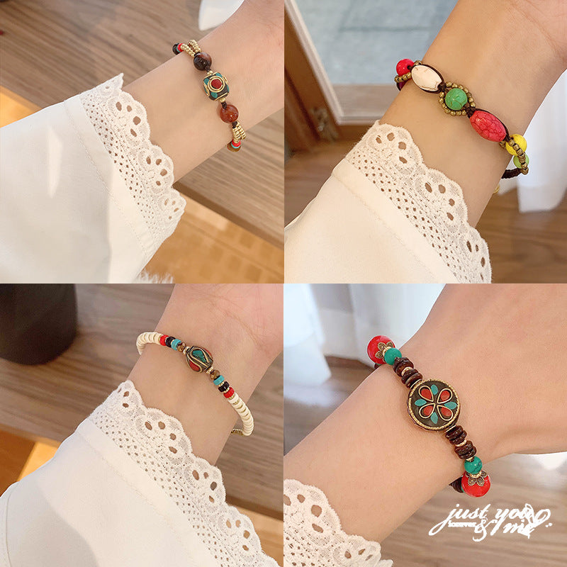 Women's Ethnic Style Bell Collection Classic Fashion Bracelets