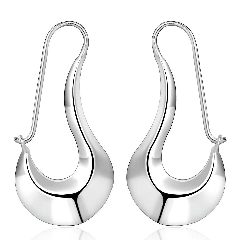 Women's Fashion Dance Shoe Long Boots Style Earrings