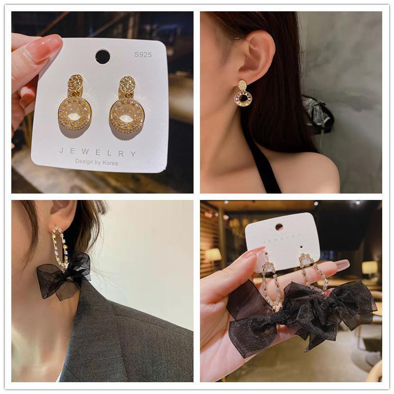 Women's Light Luxury Elegant Elegance Retro Bow Earrings