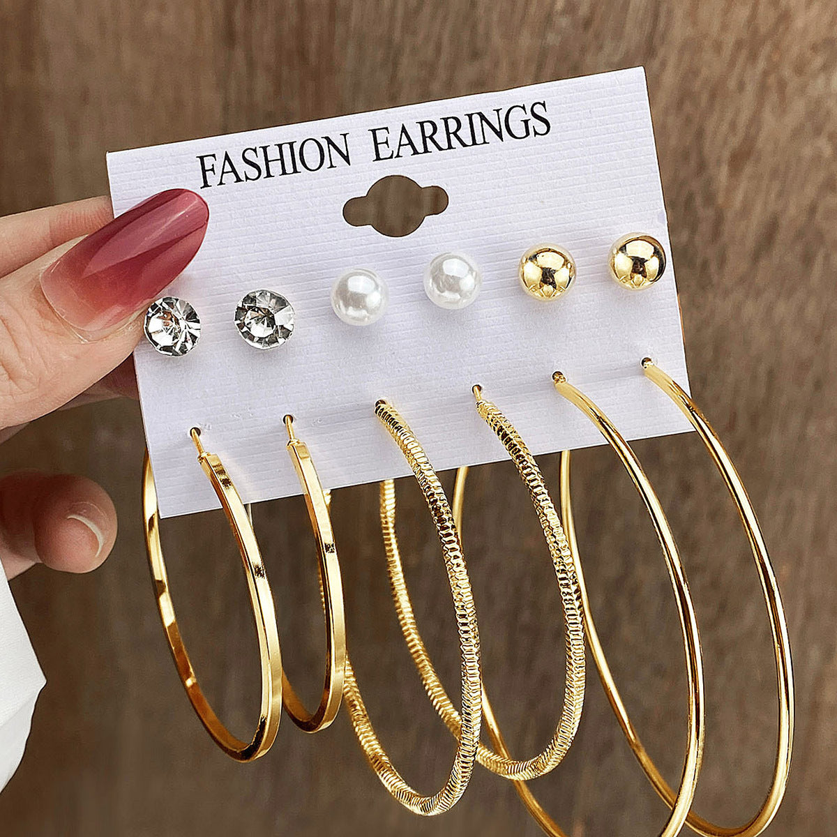 Creative Rock Exaggerated Ear Loop Simple Earrings