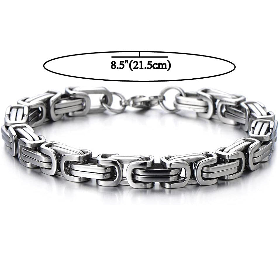 Men's Fashion Ornament Casual Stainless Steel Personality Retro Bracelets