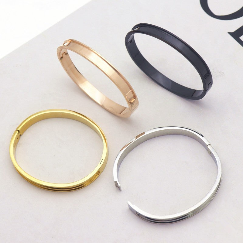 Stainless Steel Groove Veneer Setting Unpacking Old Bracelets