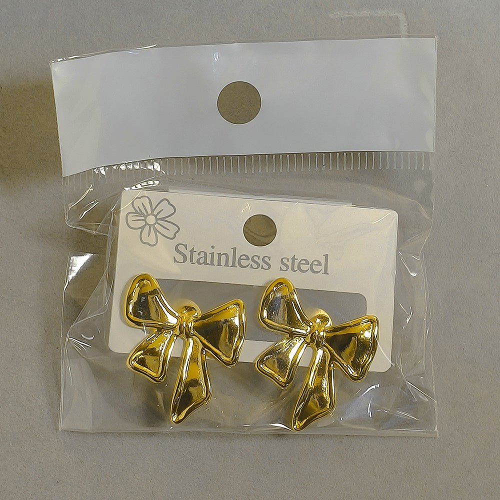 High-grade Fashionable Personalized Starfish Geometric Heart Shape Stud Earrings