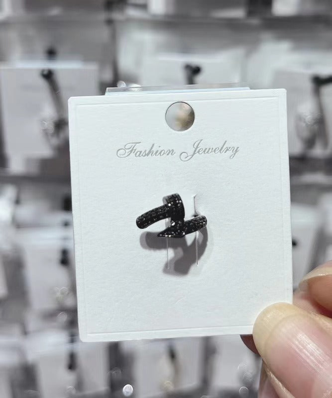 Retro Micro Inlaid Zirconium Nail Ear Bone Clip Advanced Earrings