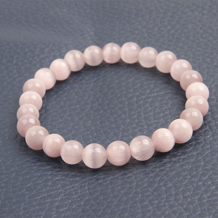 Men's Eye Round Beads Lucky Lady Fresh Simple Bracelet