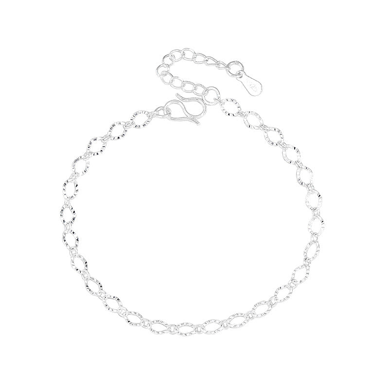 Style Temperament Personality Carven Design O-shaped Chain Bracelets