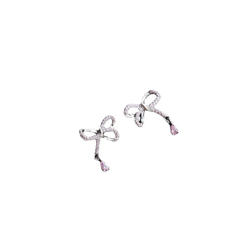 Women's Bow Niche Design Trendy Light Luxury Stud Earrings