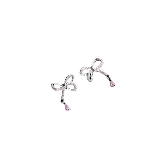 Women's Bow Niche Design Trendy Light Luxury Stud Earrings