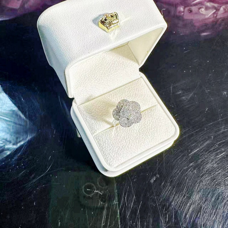 Women's Fashion Luxury Group Diamond Engagement Three-piece Necklaces