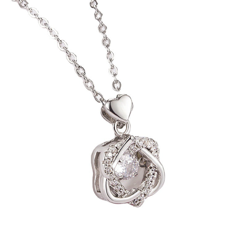 Women's Heart For Light Luxury Minority Design Necklaces