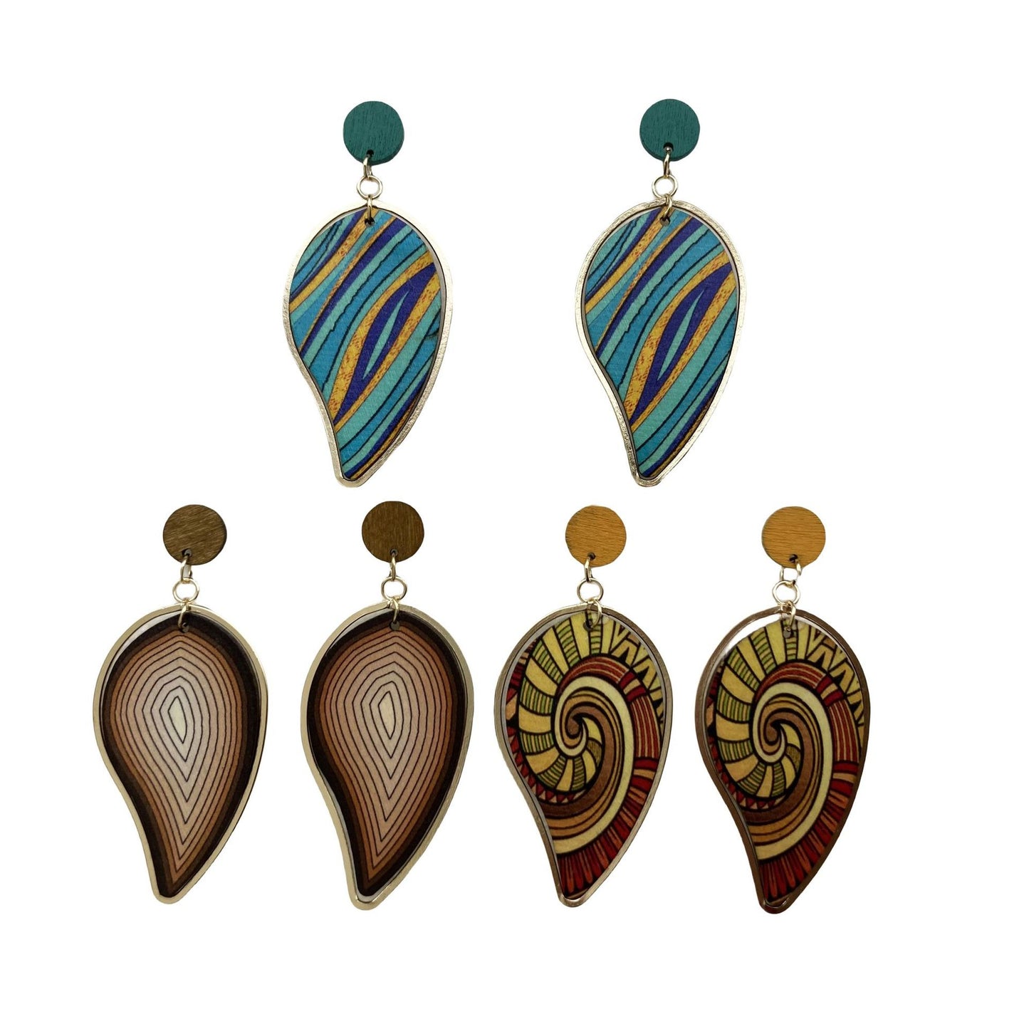 Beautiful Versatile Retro Blue Bohemian Jewelry Earrings