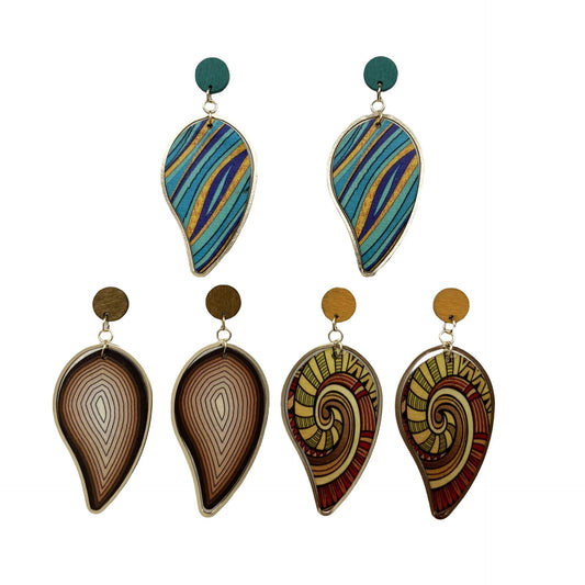 Beautiful Versatile Retro Blue Bohemian Jewelry Earrings