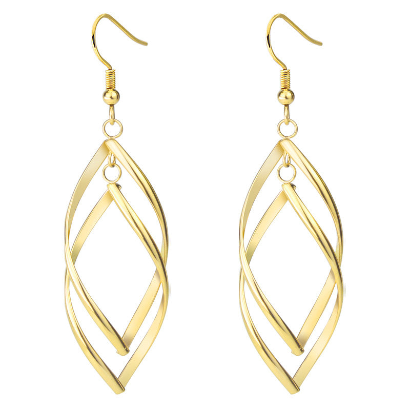 Women's Hook Simple Fashionable Temperamental Geometric Titanium Pendants