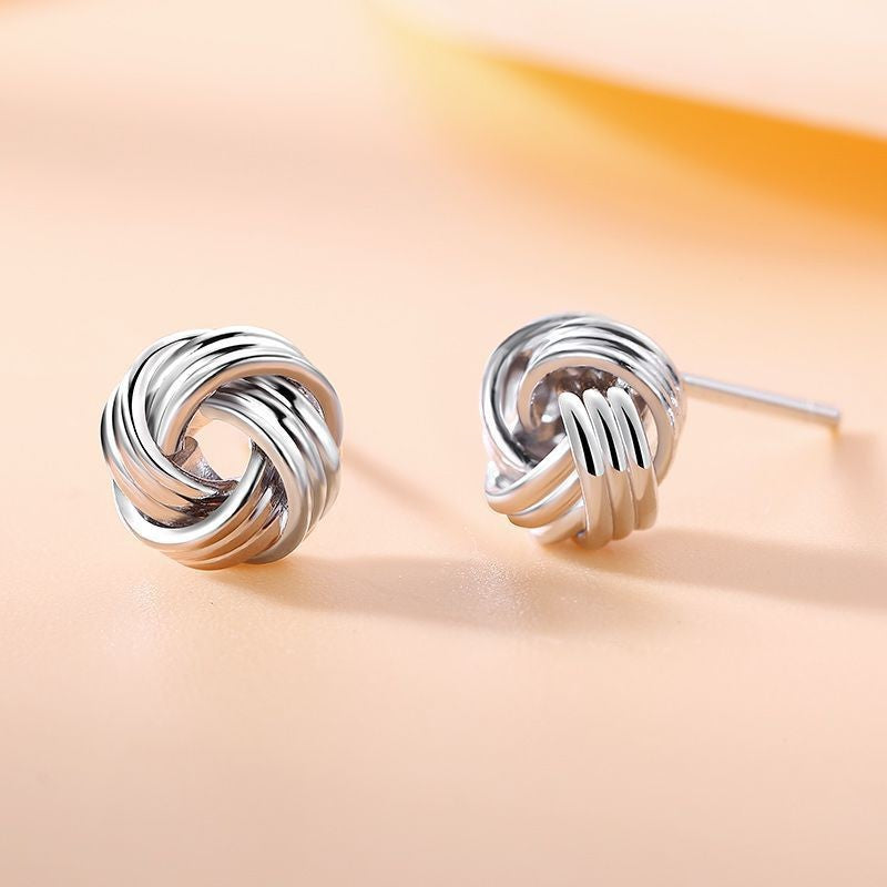 Gentle Temperamental Pearl High-grade Diamond Decorations Niche Stud Earrings