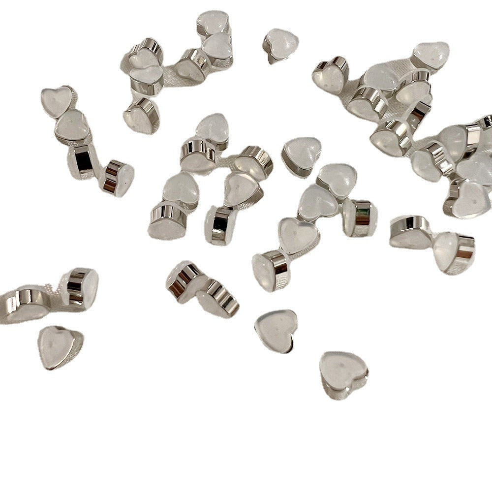 Transparent Plastic Stainless Steel Ear Plug Penh Hamburger Rings