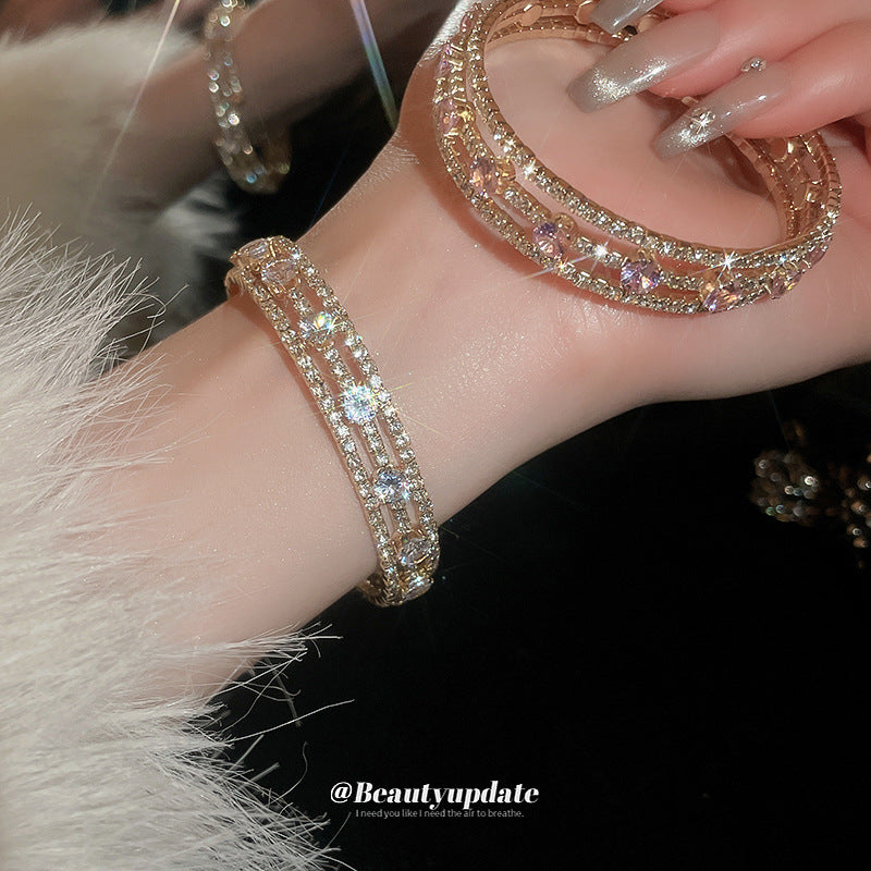 Women's Irregular Fashion Design Light Luxury High-grade Bracelets