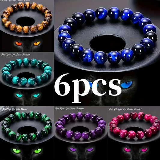 Opal Crystal Brace Lace Tiger Eye Amethyst Lapis Bracelets