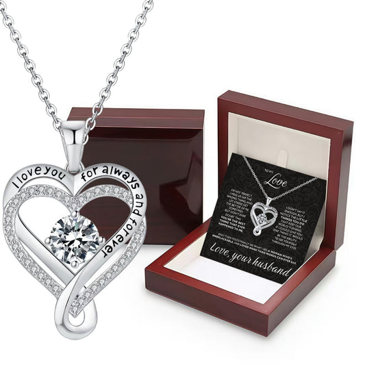 Eternal Double Layers Loving Heart Female Superior Necklace