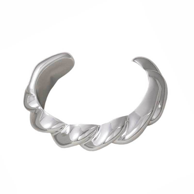 Electroplated Glossy Texture Open-ended Fashionable Exquisite Bracelets