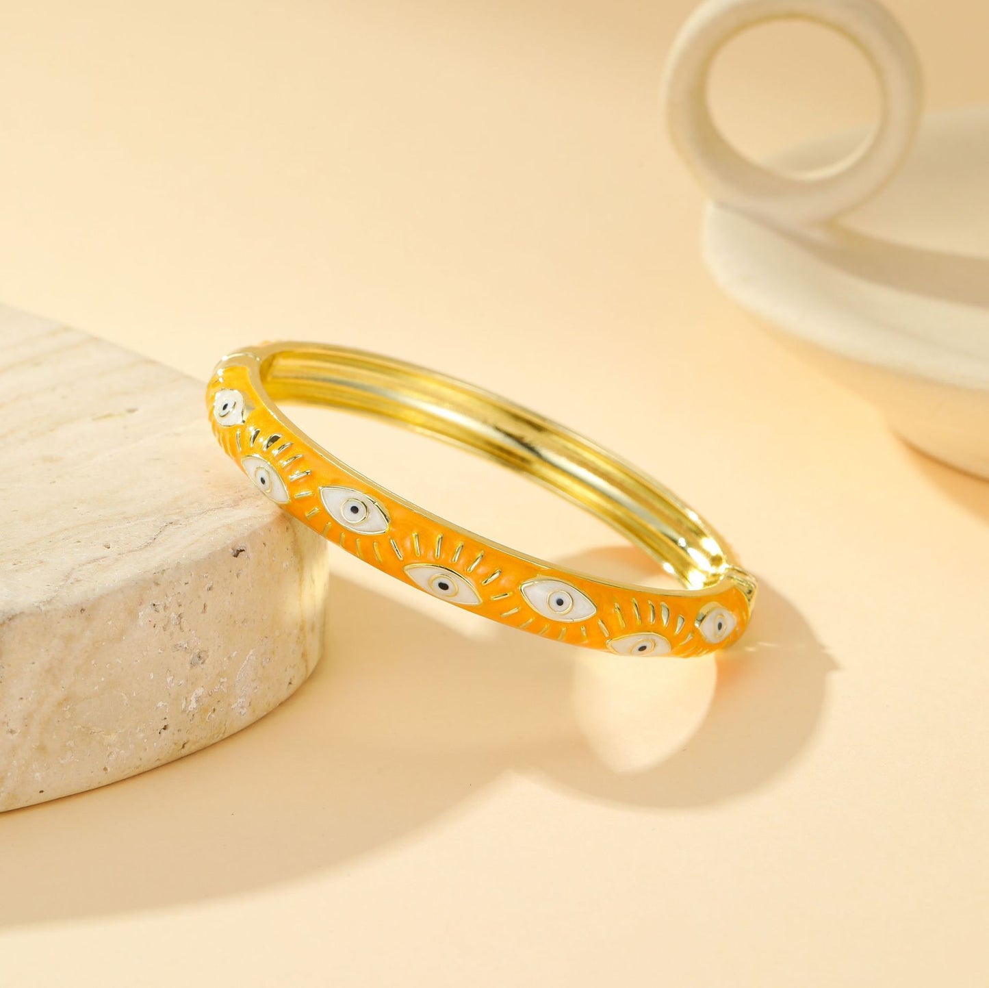 Women's Metal Enamel Vintage Elegant Personalized Bracelet