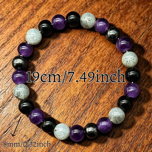 New Xi Imitation Obsidian Map Stone Bracelet