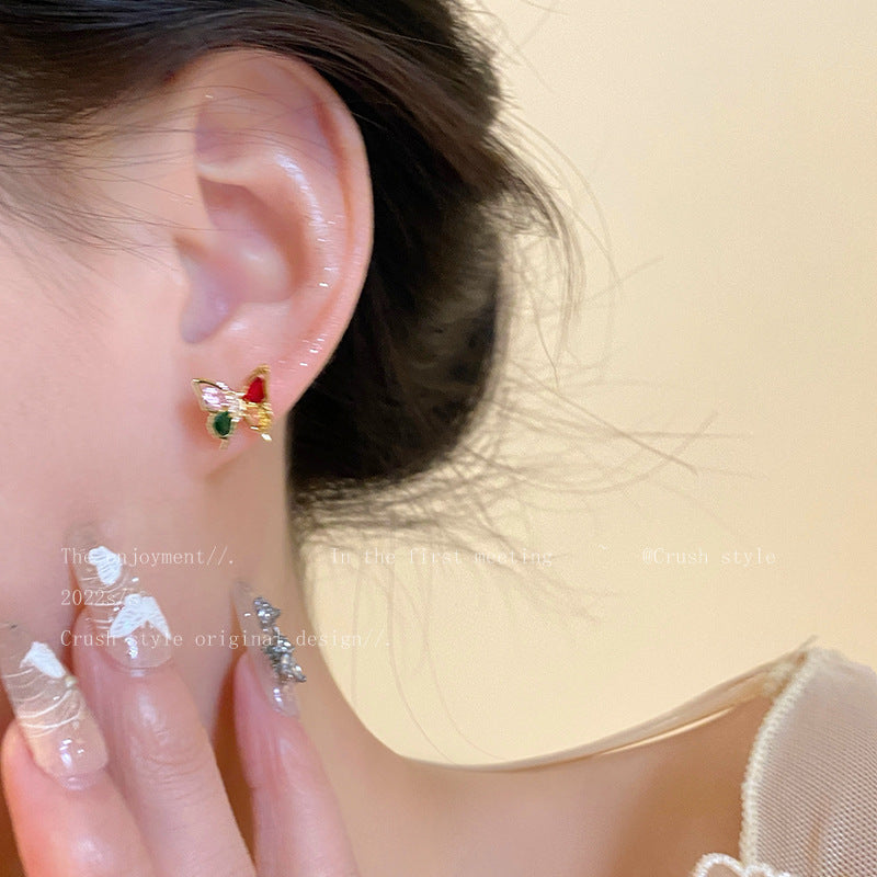 Women's Zircon For Summer Fashion Fairy Temperamental Exquisite Earrings