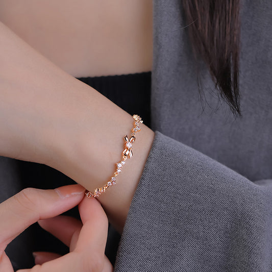 Niche à nœud pour femmes, bracelets exquis et doux de haute qualité