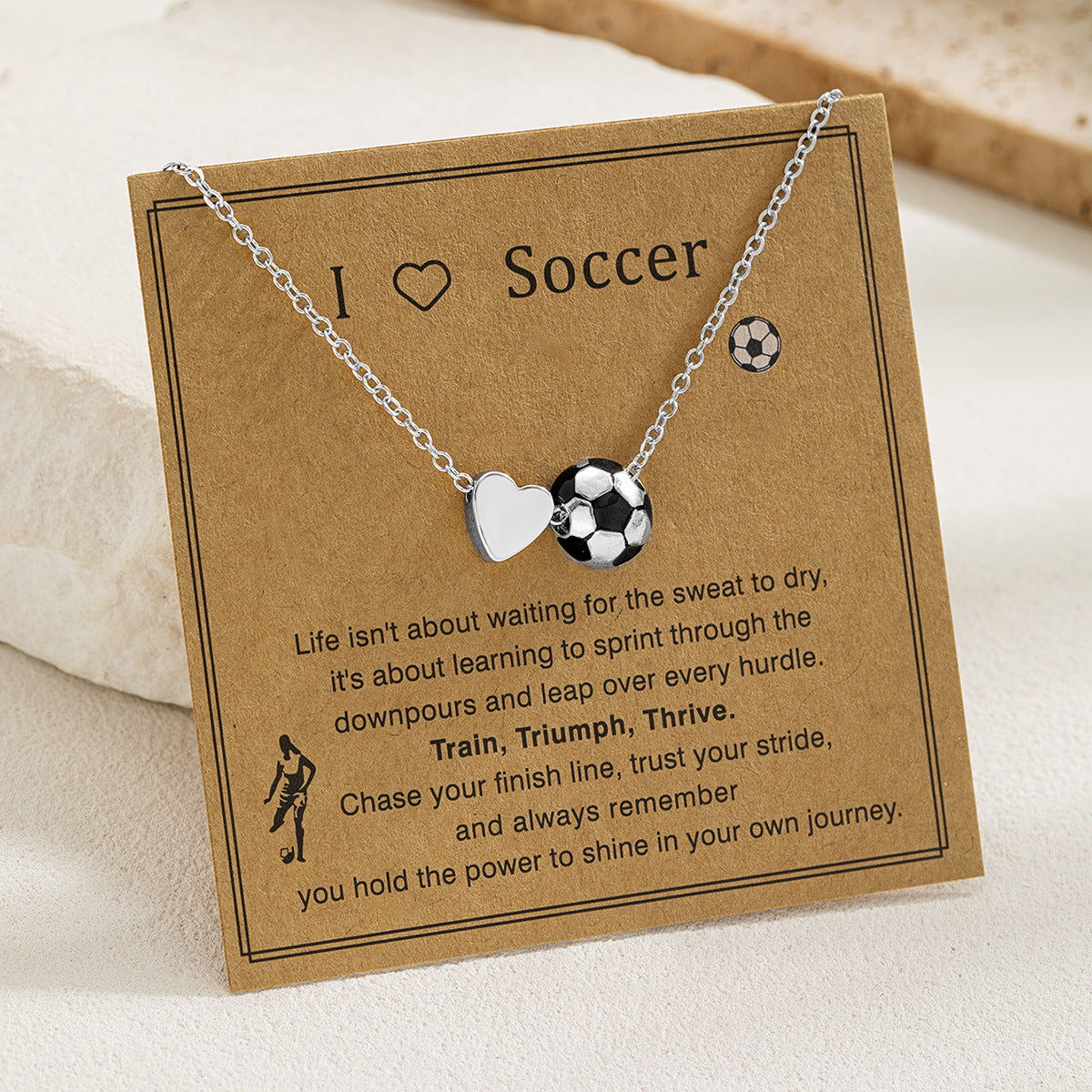 Sports Style Card Alloy Love Cross Basketball Necklaces