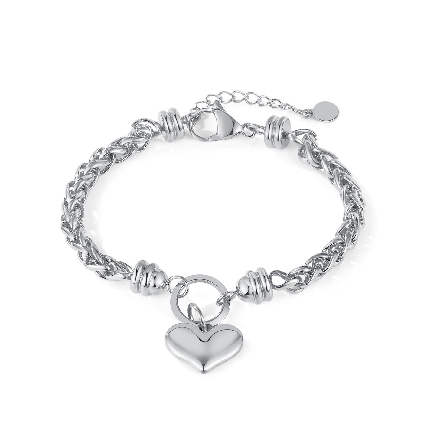 Damen-Armbänder aus Edelstahl mit Ornament-Motiv, Liebesmotiv