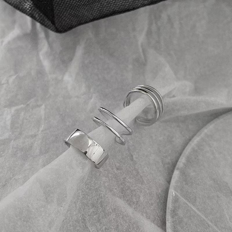 Women's French Style High Sense Bone Simple Rings