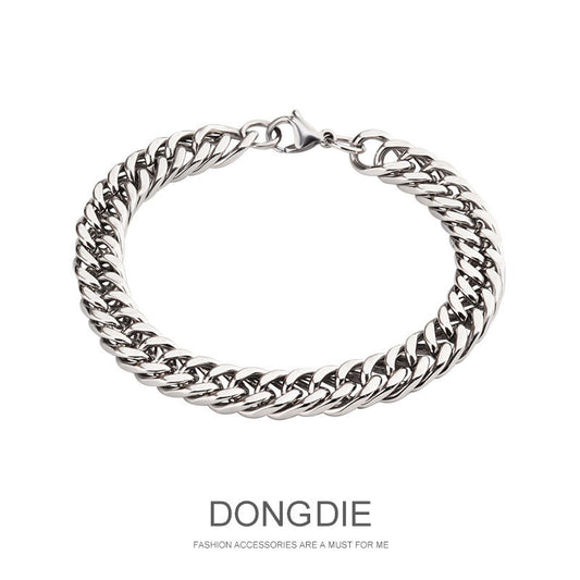 Steel No Fading Double Woven Grinding Surface Bracelets