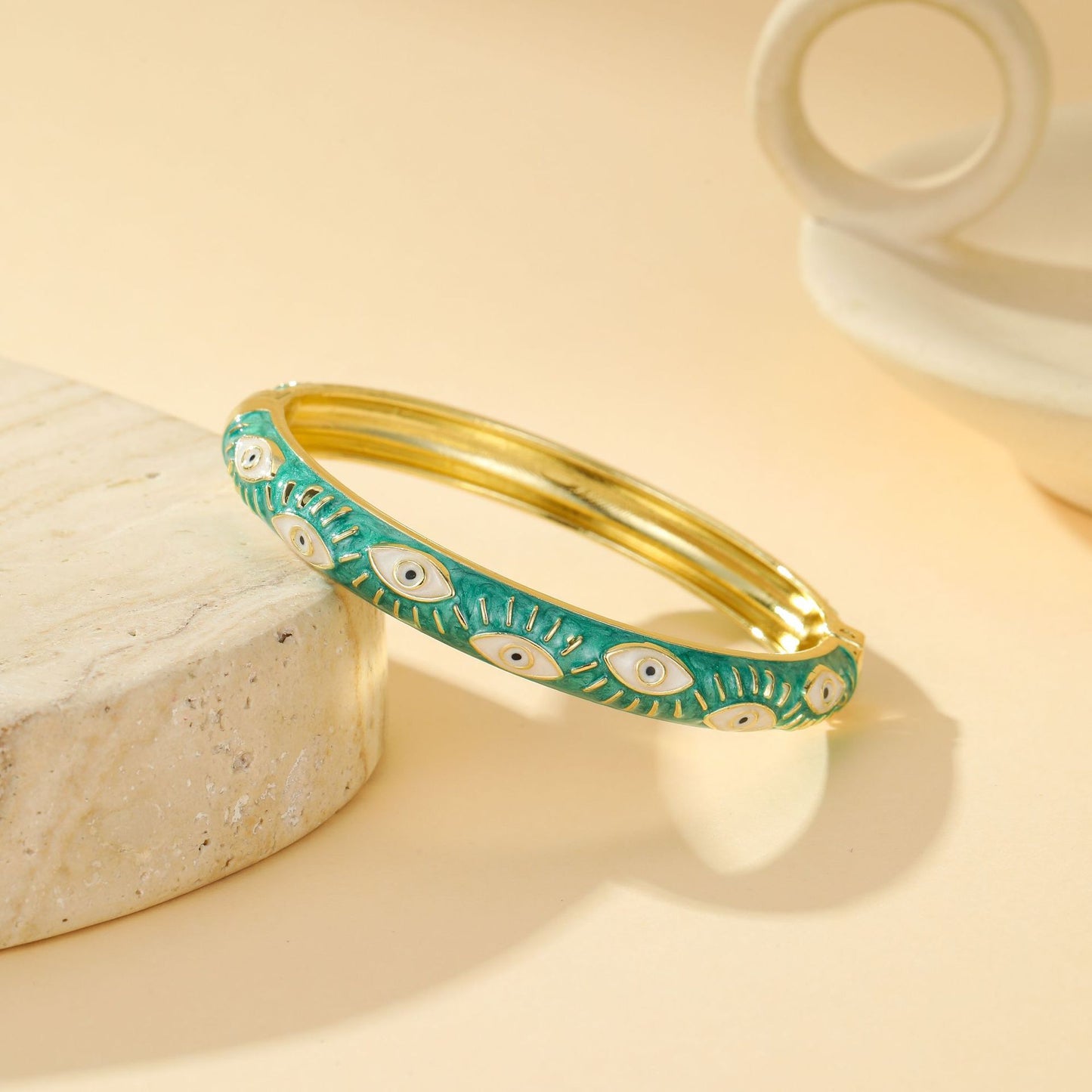 Women's Metal Enamel Vintage Elegant Personalized Bracelet