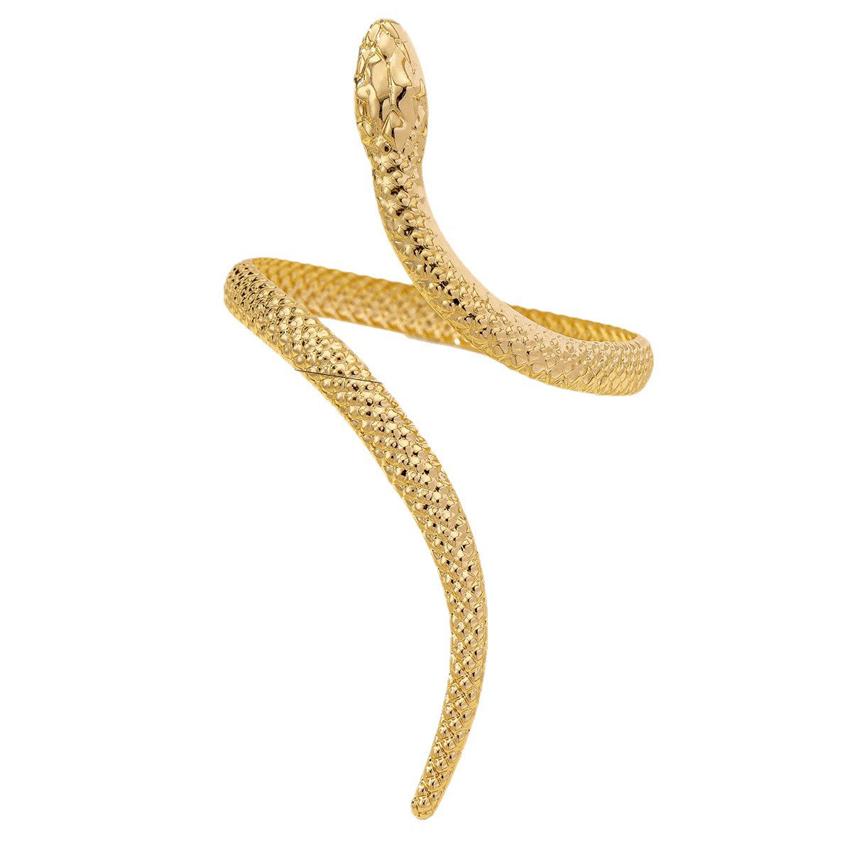 Gold Simple Fashion Snake-shaped Alloy Armband Bracelets