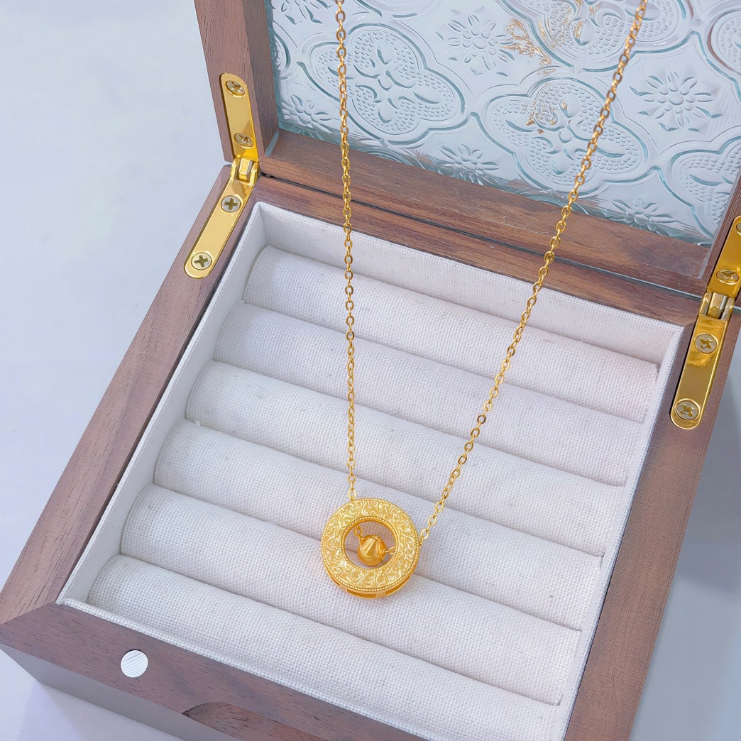 Ginkgo Leaf Variety Retro Affordable Luxury Fashion Design Necklace