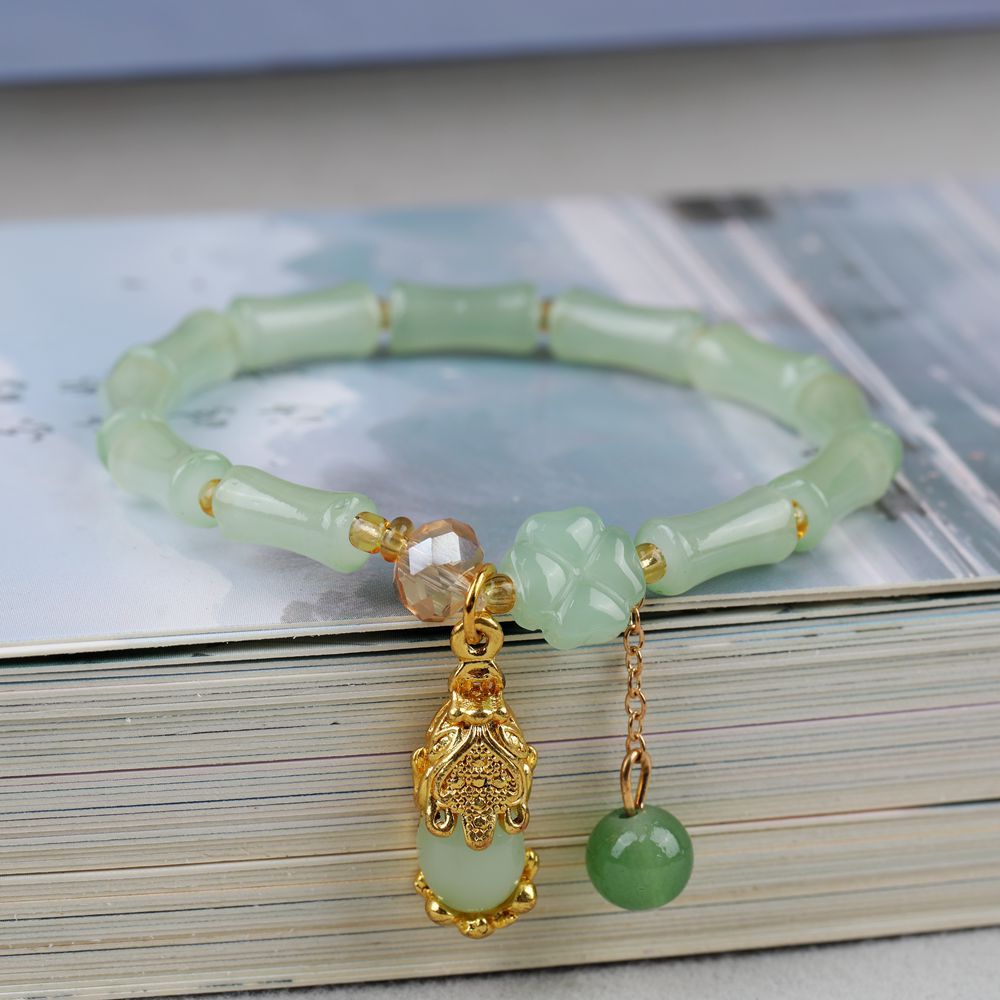 Lotus Seedpod Seed Vietnam Placer Gold Peace Bracelets