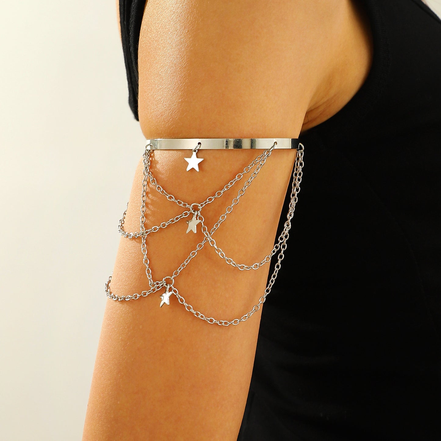 Chain Strip Armband High-grade Exquisite Versatile Opening Bracelets