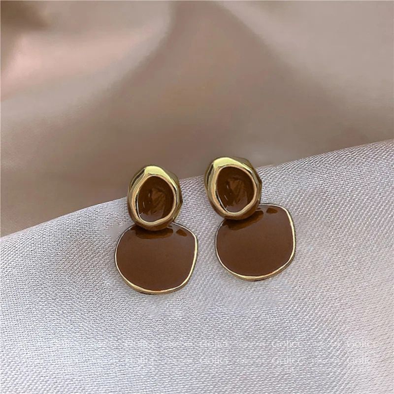 Boucles d'oreilles élégantes rétro en forme de cœur d'amour pour femmes