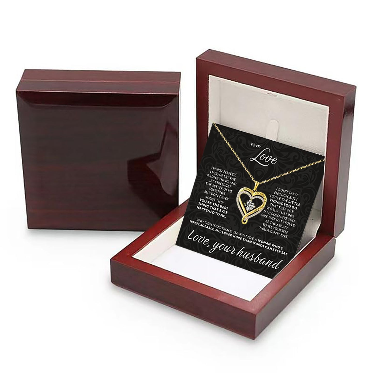 Eternal Double Layers Loving Heart Female Superior Necklace