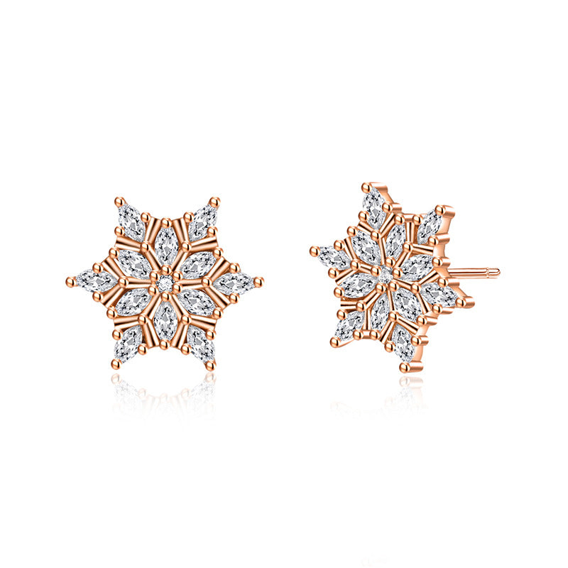 Love My Spy Yoo Snowflake Tassel Earrings