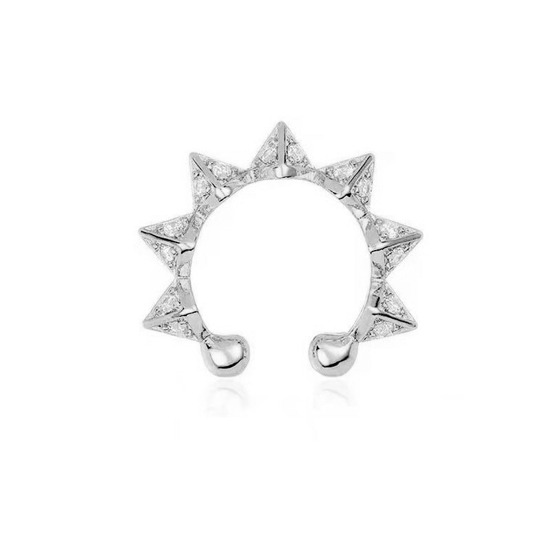 Willow Pointed Tapered Spiked Angel Wings Ear Clip