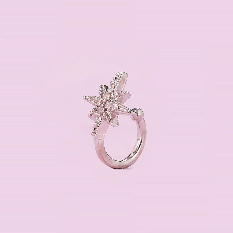No Pierced Female Elegant Personality Diamond Simple Ear Clip